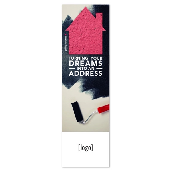 Real Estate Seed Paper Shape Bookmark - Image 1