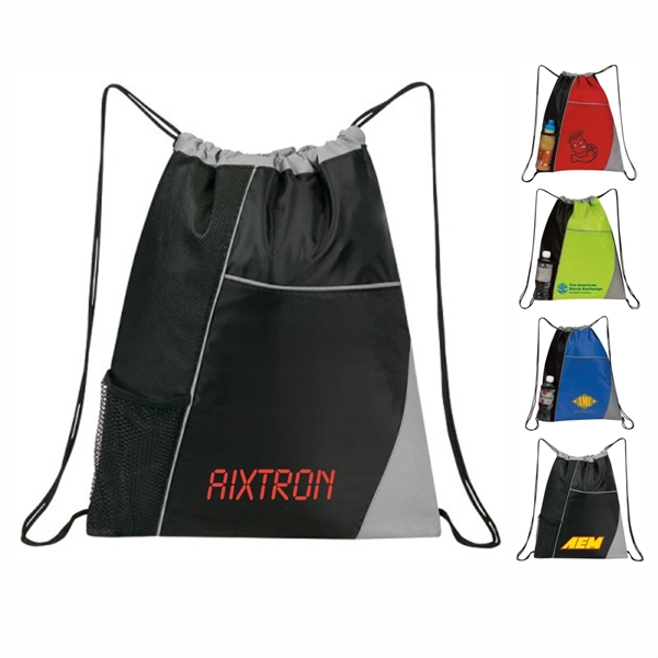 Drawstring Sports Pack, Drawstring Backpack, Drawstring Bag - Image 1