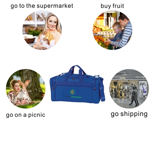 Duffel Bag, Travel Bag, Gym Bag, Carry on Luggage Bag - Image 4