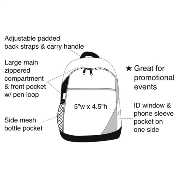 EGREEN Backpack, Personalised Backpack, Custom Backpack - Image 3