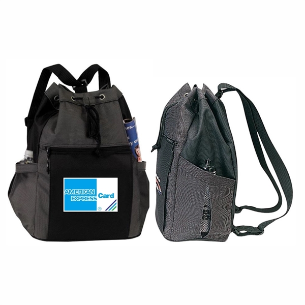 Drawstring Tote/Backpack, Personalised Backpack - Image 3