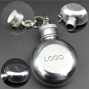 One Ounce Flask With Key Chain
