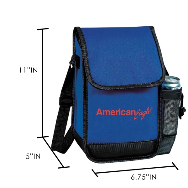 Executive Lunch Bag w/ Bottle Holder, Travel Cooler - Image 2