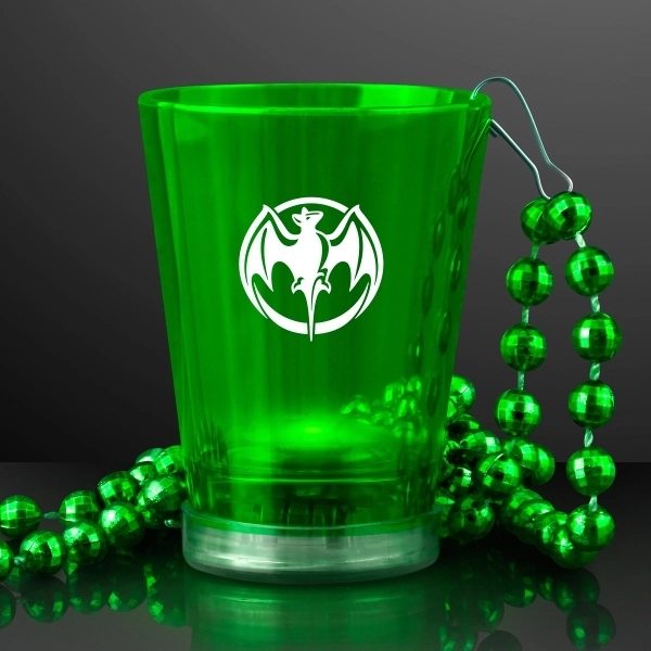 1.5 oz. Light Up Shot Glass on Party Bead Necklaces - Image 4