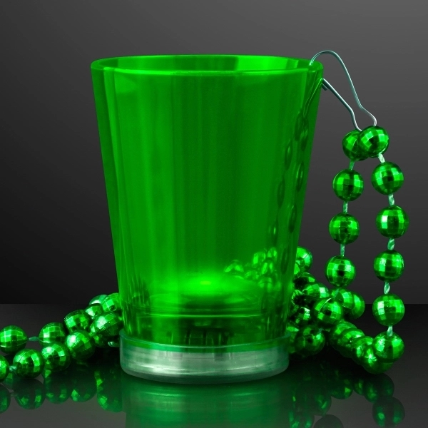 1.5 oz. Light Up Shot Glass on Party Bead Necklaces - Image 5