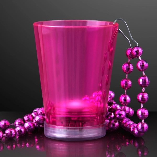 1.5 oz. Light Up Shot Glass on Party Bead Necklaces - Image 9