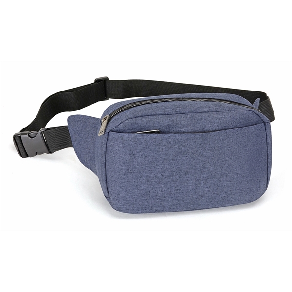 Rounded Dual Pocket Fanny Pack - Image 2