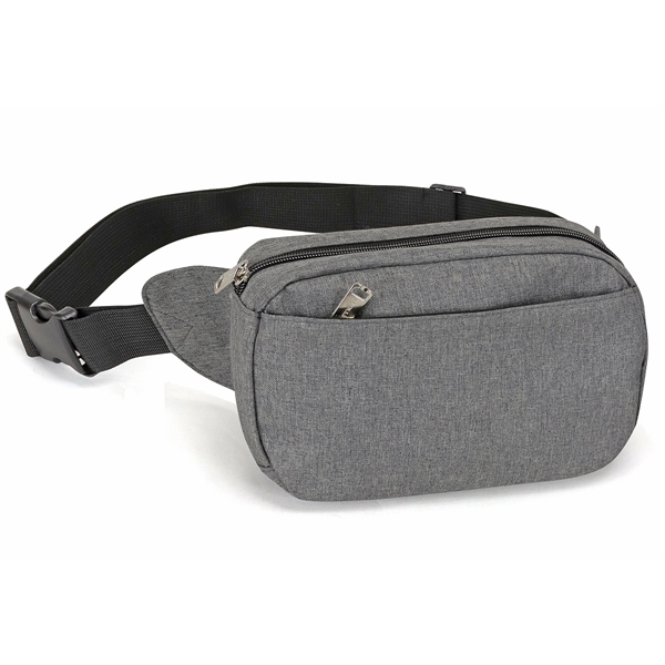Rounded Dual Pocket Fanny Pack - Image 3