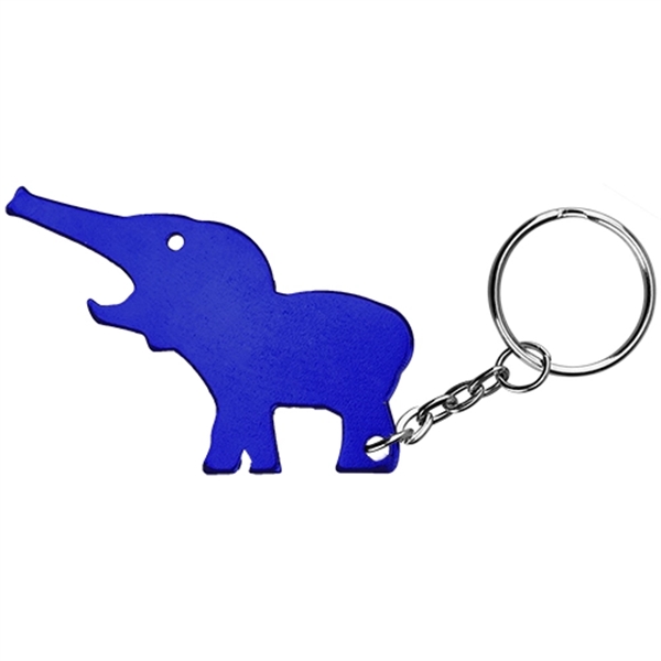 Elephant Shaped Bottle Opener with Key Holder - Image 2