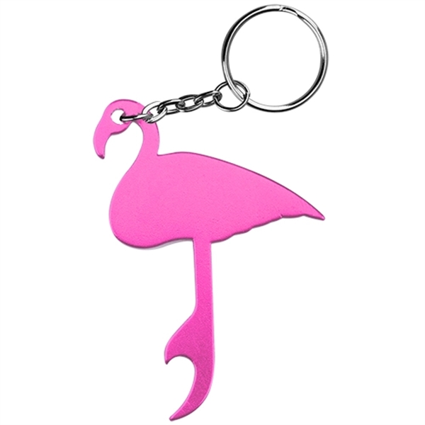 Flamingo Shaped Bottle Opener with Key Holder - Image 4