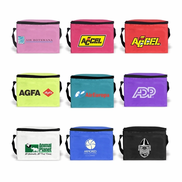 Cooler Bag, 6 Can Portable Soft Insulated Bag - Image 2