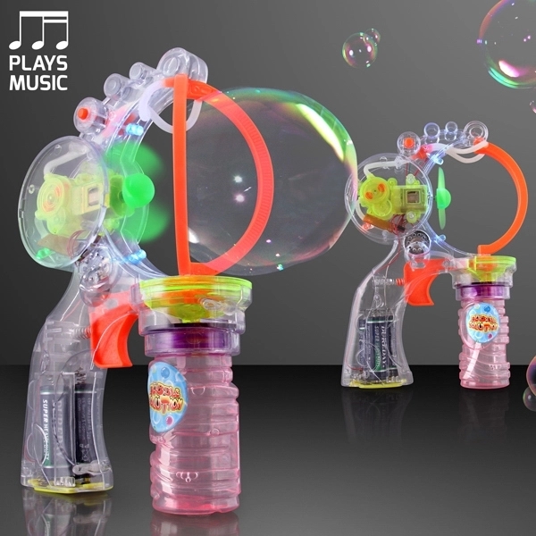 Multi-Size Bubbles LED Bubble Gun With Music - Image 2