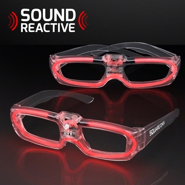 Sound Reactive LED Party Shades, 80s Style - Image 4