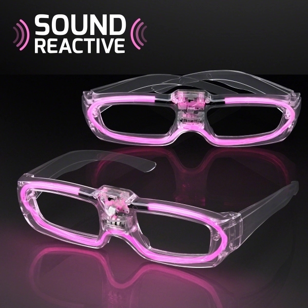 Sound Reactive LED Party Shades, 80s Style - Image 9