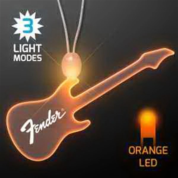 LED Acrylic Guitar Necklace - Image 2