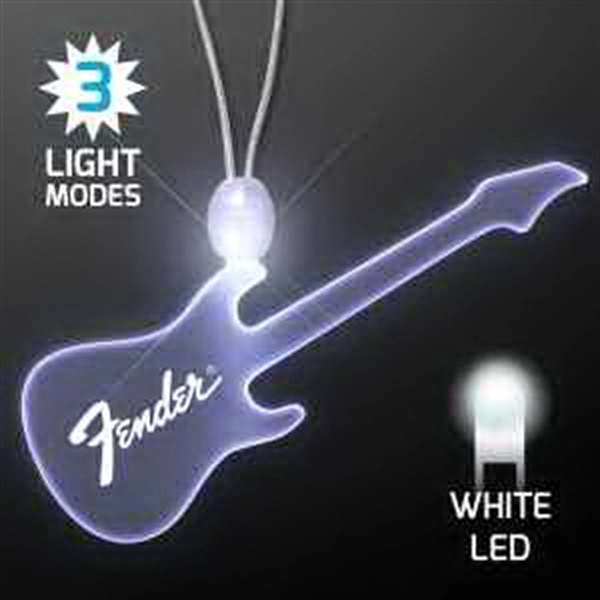LED Acrylic Guitar Necklace - Image 3