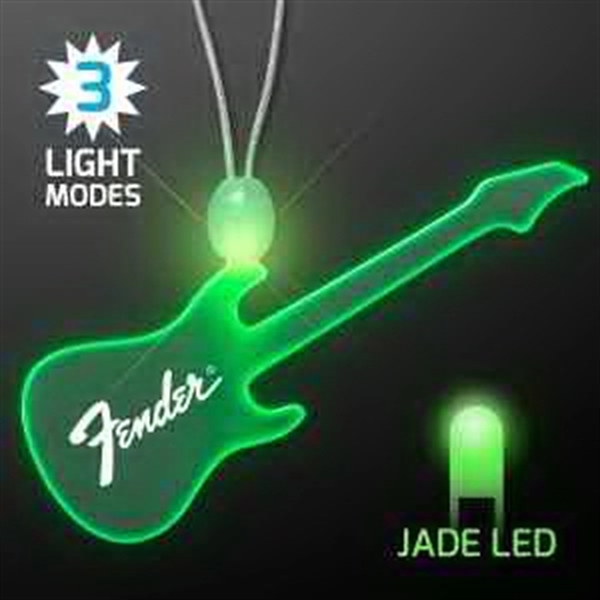 LED Acrylic Guitar Necklace - Image 5