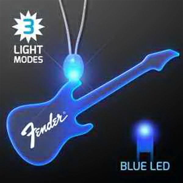 LED Acrylic Guitar Necklace - Image 6