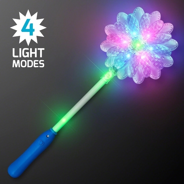 LED Daisy Flower Light Up Wand - Image 2