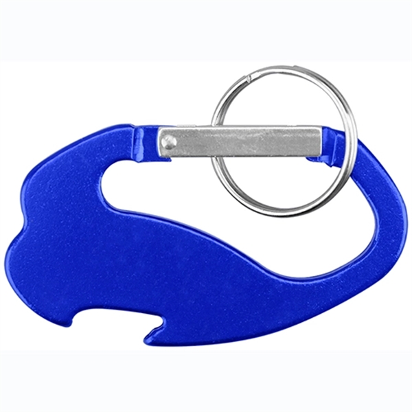 Compass Bottle Opener with Key Holder and Carabiner - Image 2
