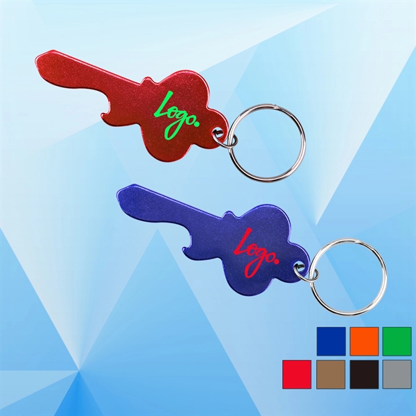 Key Shaped Bottle Opener with Key Holder - Image 1