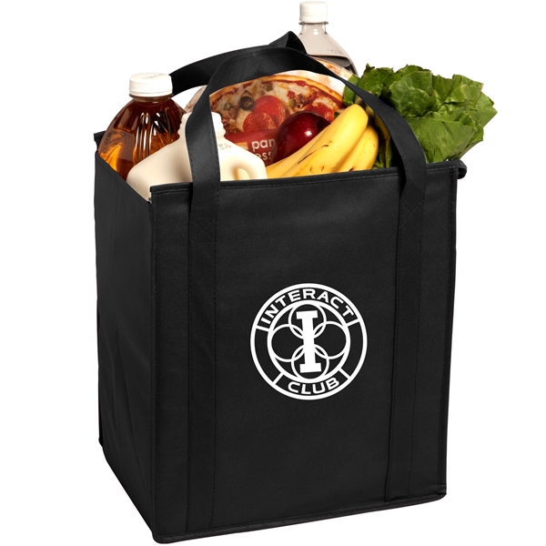 Insulated Large Non-Woven Grocery Tote - Image 2