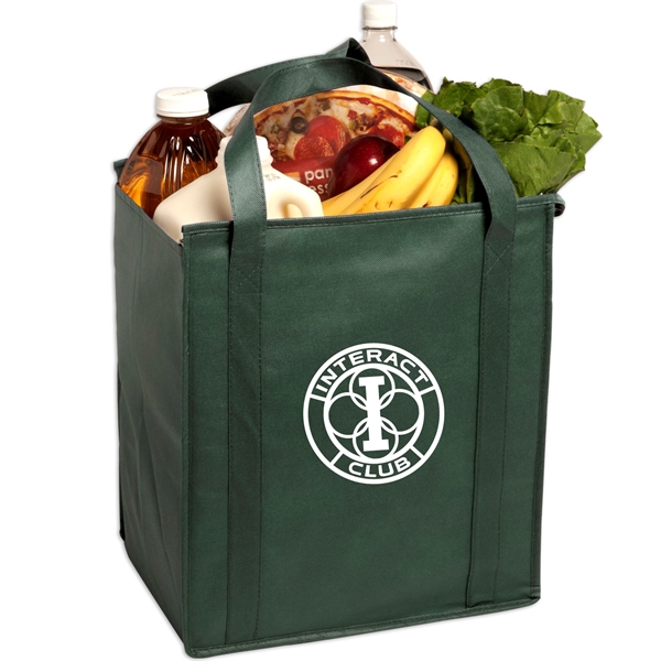 Insulated Large Non-Woven Grocery Tote - Image 4