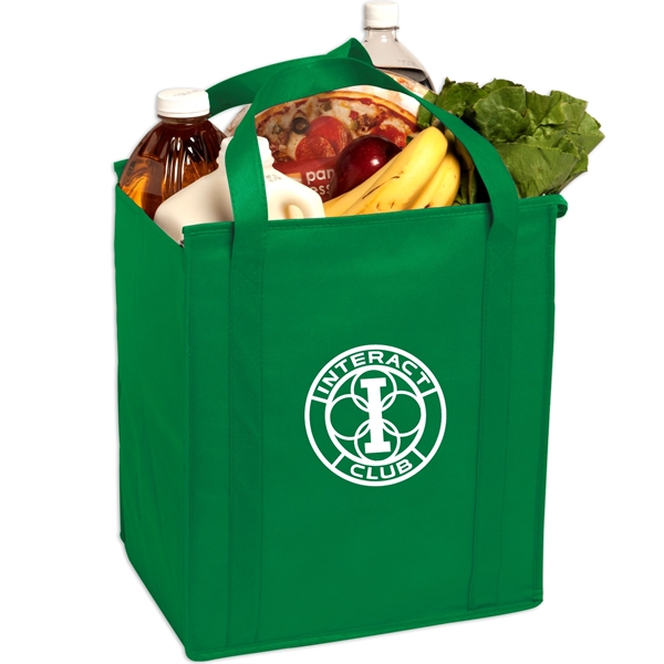 Insulated Large Non-Woven Grocery Tote - Image 5
