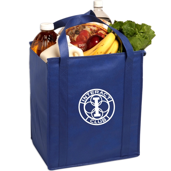 Insulated Large Non-Woven Grocery Tote - Image 8
