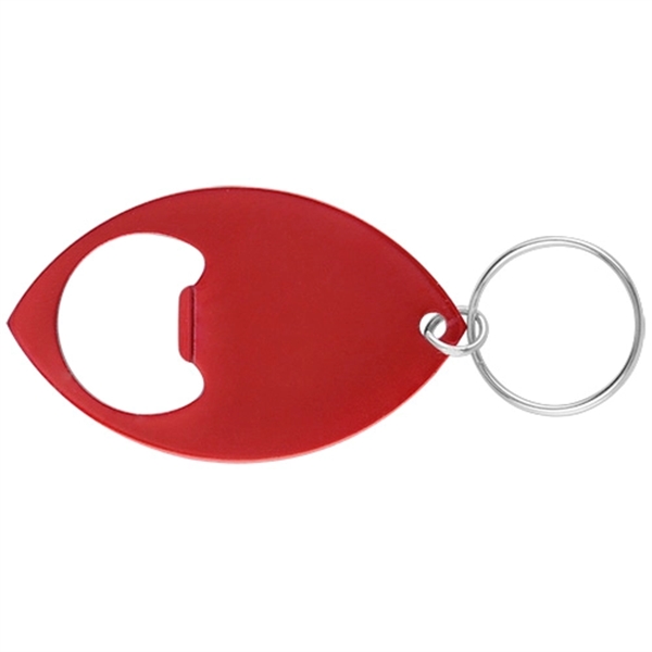 Football Shaped Bottle Opener with Key Holder - Image 5
