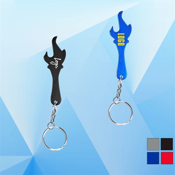 Torch Shaped Bottle Opener with Key Holder