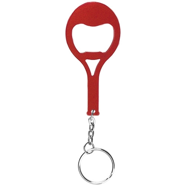 Tennis Racket Shaped Bottle Opener with Key Holder - Image 6