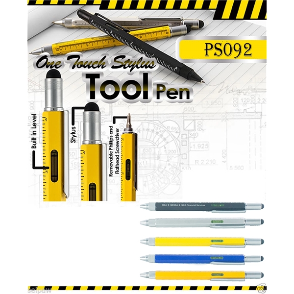 9 in 1 Tool Pen with Level - Image 1
