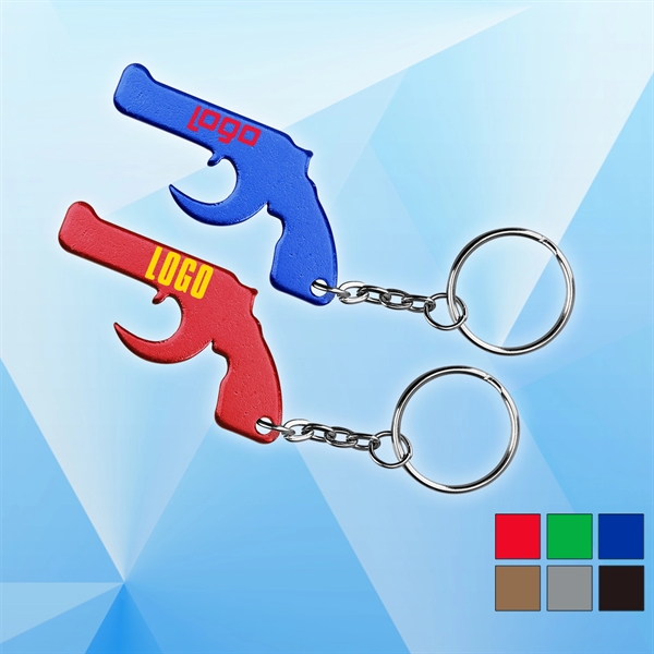 Gun Shaped Bottle Opener with Key Holder - Image 1