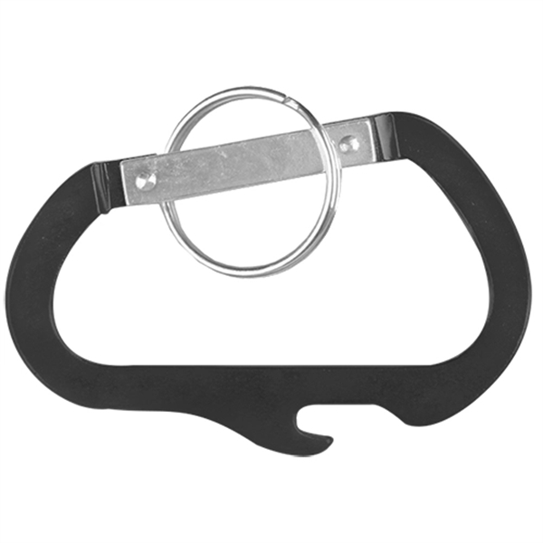 Carabiner with Bottle Opener and Key Ring - Image 4