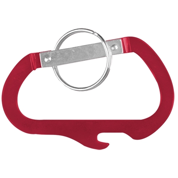 Carabiner with Bottle Opener and Key Ring - Image 5