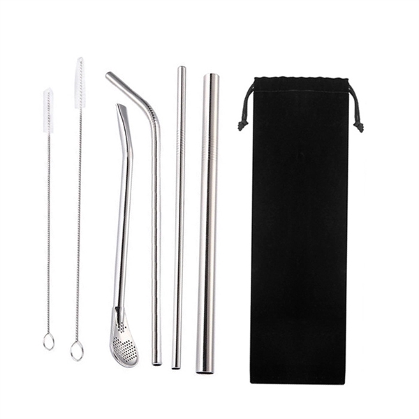 Stainless Steel Straw Sets - Image 1