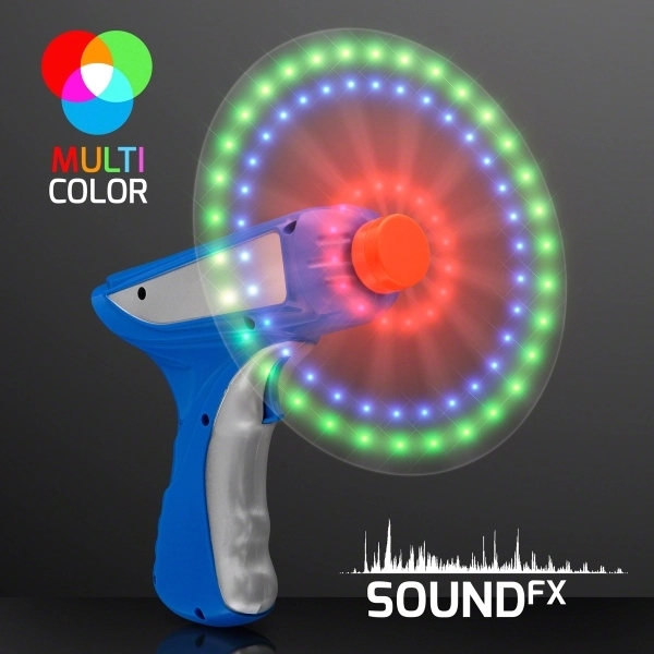 LED Spinning Lights Space Blaster Toy Gun - Image 2