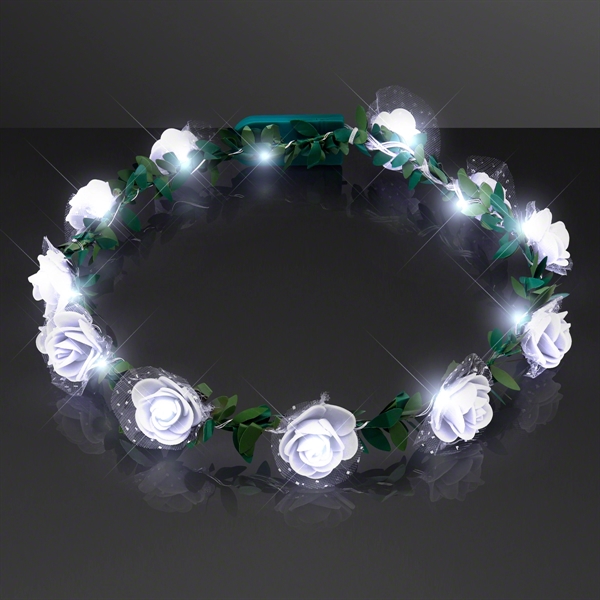 Rosebud LED Flower Headband - Image 4