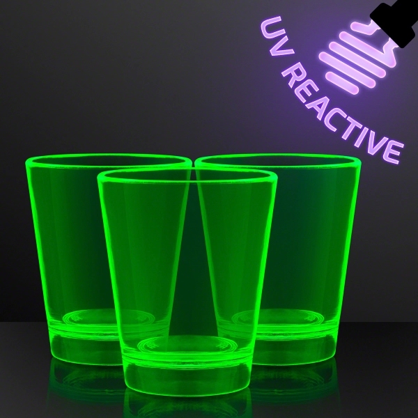 1.5 oz. UV Reactive Glow Shot Glasses - Image 13