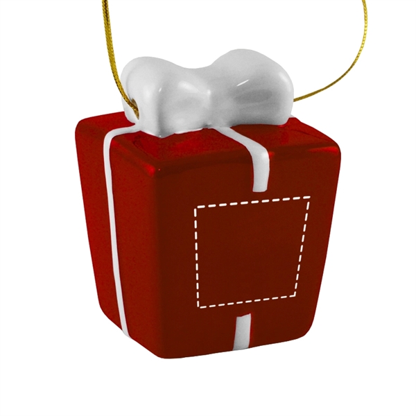 Gift Box 3D Ceramic Ornament - Image 5