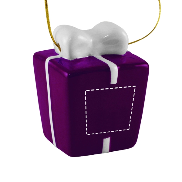 Gift Box 3D Ceramic Ornament - Image 6