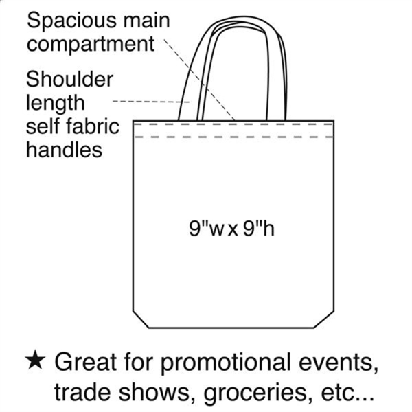 Promotional Canvas Tote Bag, Tote Bag, Resusable Grocery bag - Image 3