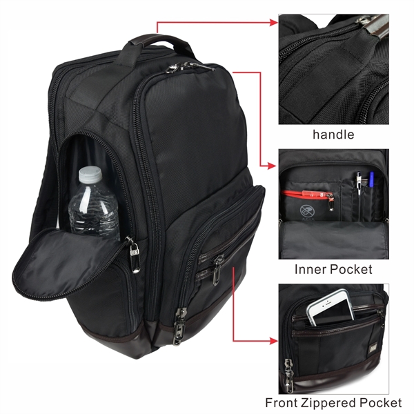 Premium Carlyle Backpack, Personalised Backpack, Custom Logo - Image 3