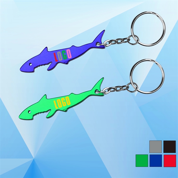 Shark Shaped Keychain - Image 1