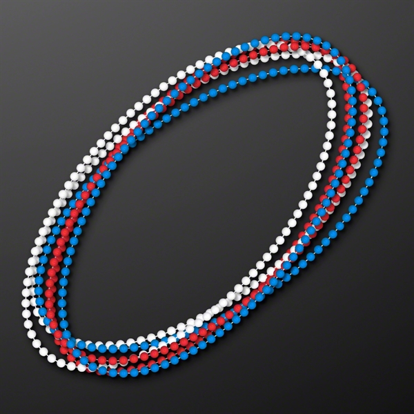 7MM 33" Round Beaded Necklaces - Image 33