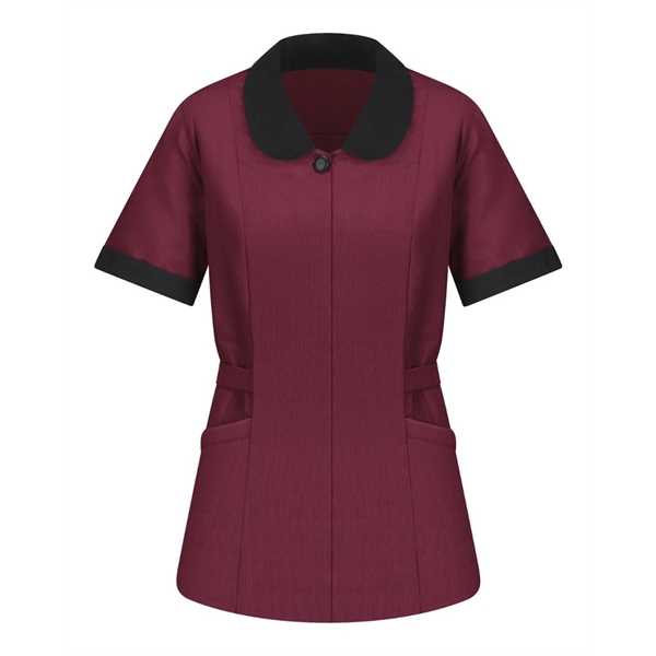 Red Kap Women's Linden Grey Shawl Collar Tunic