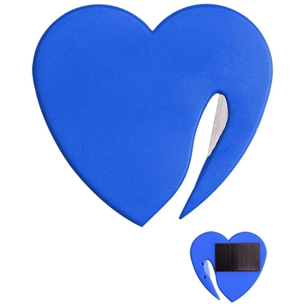 Heart Shaped Letter Opener with Magnet - Image 2