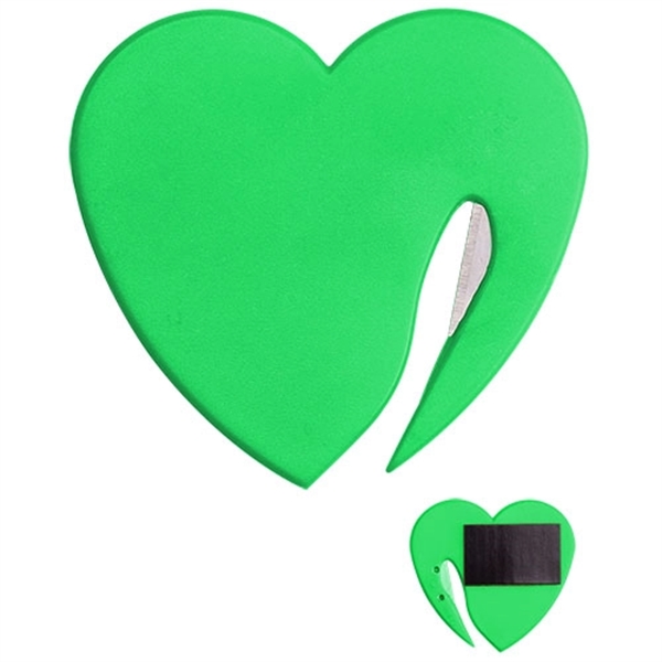 Heart Shaped Letter Opener with Magnet - Image 3