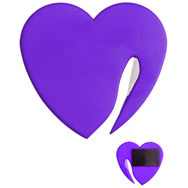 Heart Shaped Letter Opener with Magnet - Image 4